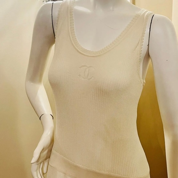 CHANEL CC LOGO DRESS SIZE 40 - Picture 7 of 16